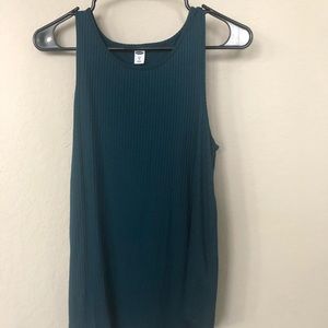 Ribbed Turquoise Tank